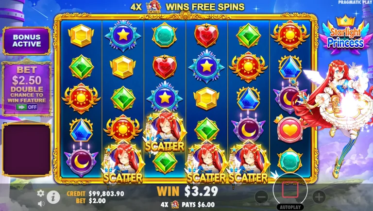 Pesona Putri Bintang Penuh Magis di Starlight Princess Online