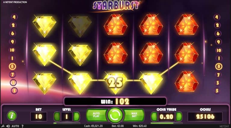 Cahaya Gemerlap & Sensasi Menang Seru di Starburst Online