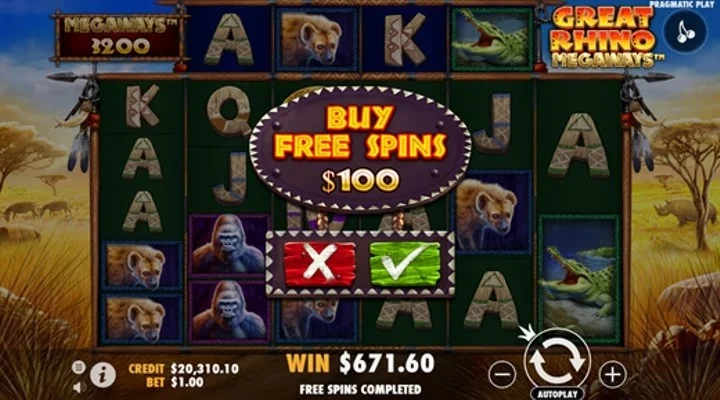 Ganasnya Great Rhino Megaways Bikin Auto Cuan Meningkat
